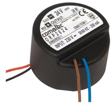 Image de 7. Alimentation miniature 24V 1A pour boîte d'encastrement. Durée de vie supérieur à 10 Ans. Made in Italy
