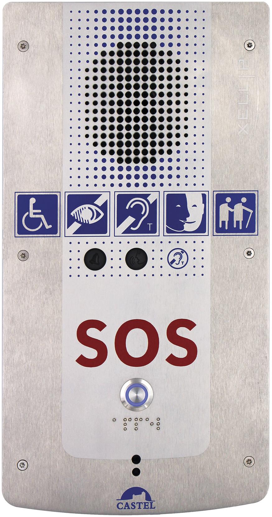 Image de XE AUDIO 1B HELP (Poste pour les Espaces d'Attente Sécurisés / bornes d’appel d’urgence)