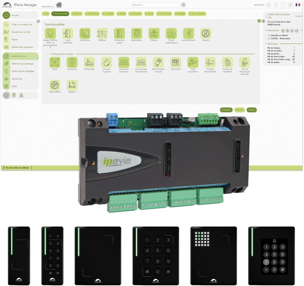 Image de IPEVIA SECUR (Solution de contrôle d’accès pour petit et moyen tertiaire)