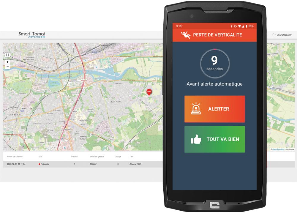 Image de my Tamat PTI : application Smartphone PTI/DATI (Dispositif d’Alarme pour Travailleur Isolé)